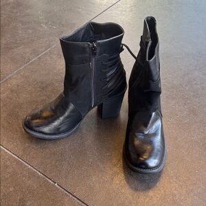 Heel booties 8.5 women